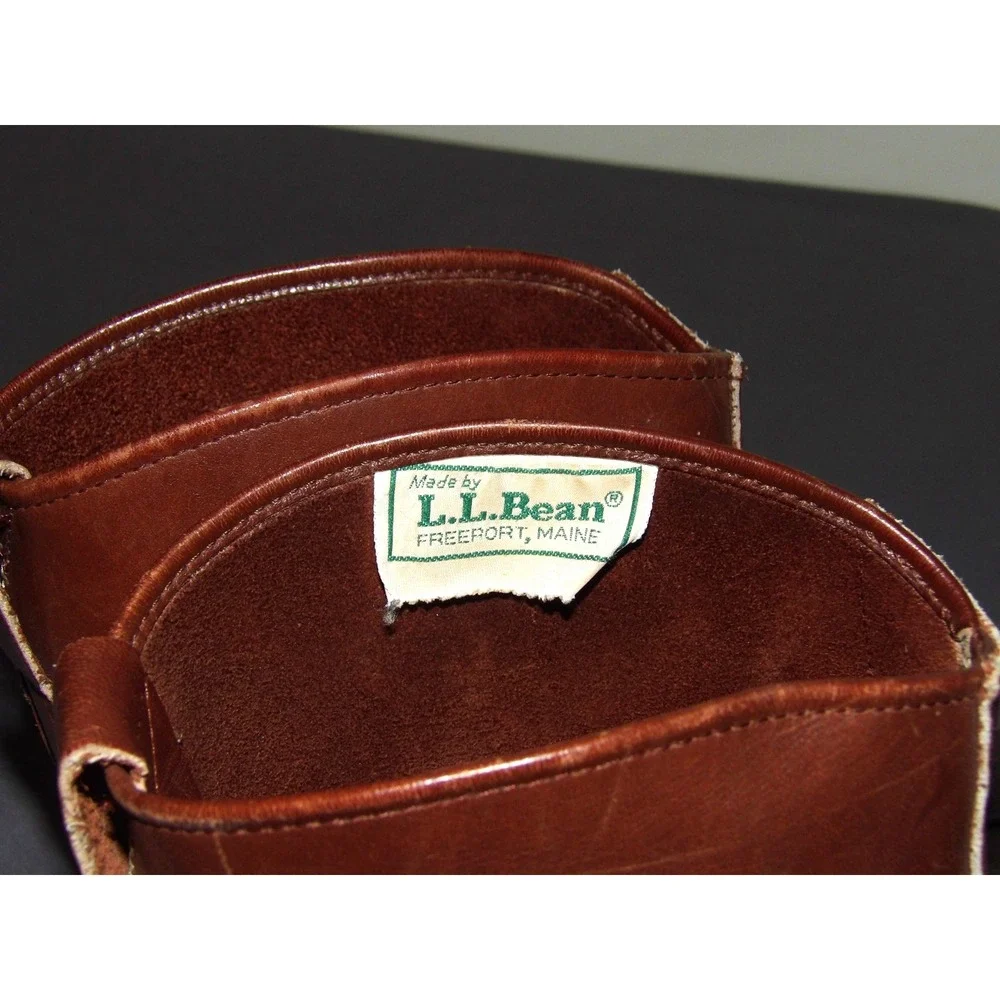 L.L. Bean Vintage Brown Buckle MAINE Hunting Show Duck Boots Men's 10M